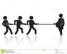 tug-war-businessmen-stick-figures-big-fat-boss-employees-46124845